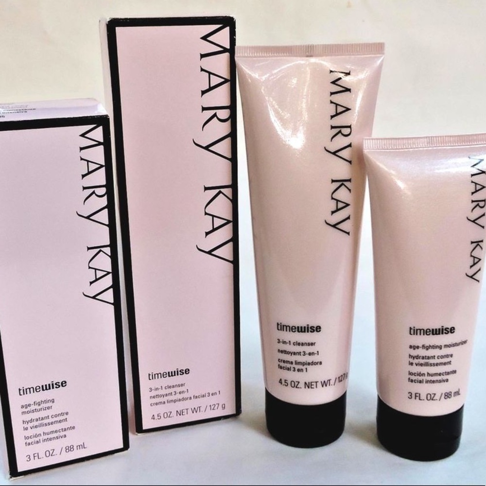 Mary Kay cleanser and moisturizer